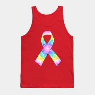 Tie Dye Ribbon Tank Top